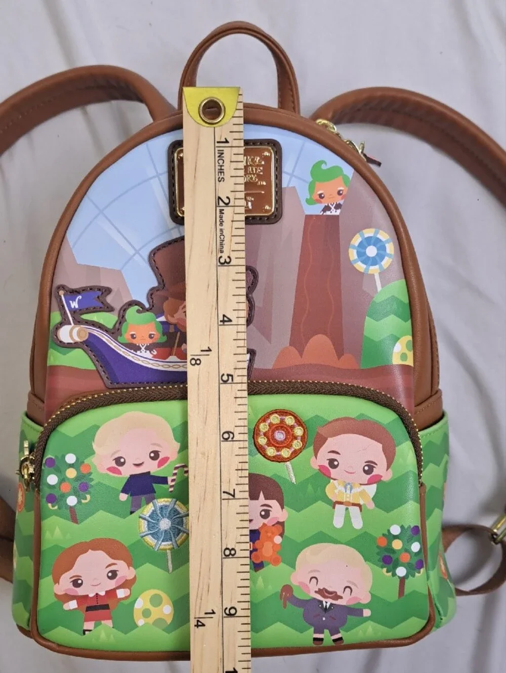 Loungefly Willy Wonka & the Chocolate Factory Candy Mini Backpack Whimsical Kid